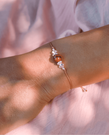 Pulsera Hilo Soul Stone Ojo De Tigre - Atesorame