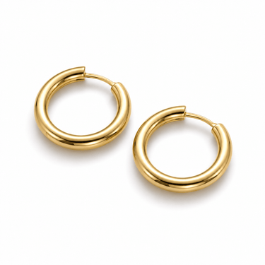 Argollas Oro 18k - 10 mm - Atesorame
