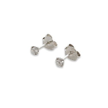 Aros Cristal Mini silver - Atesorame