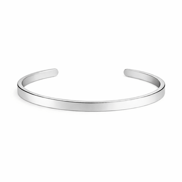 Esclava Personalizada 4mm Plata - Atesorame