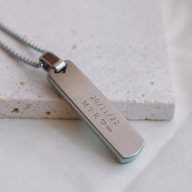 Collar Men Medalla Cruz