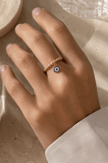 Anillo Ball Protección Oro 14k - Atesorame
