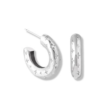 Argollas Estelar Silver - Atesorame