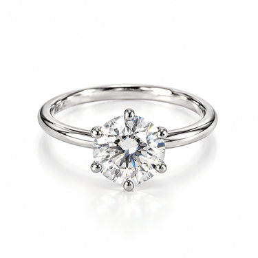 Anillo Moissanita Solitario 1,0 Quilate - Atesorame