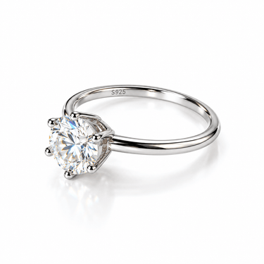 Anillo Moissanita Solitario 1,0 Quilate - Atesorame