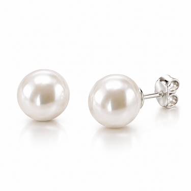 Aros Perlas Naturales 10mm - Atesorame