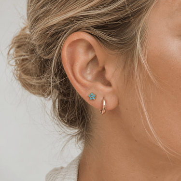 Piercing Mona Turqueza Gold - Atesorame