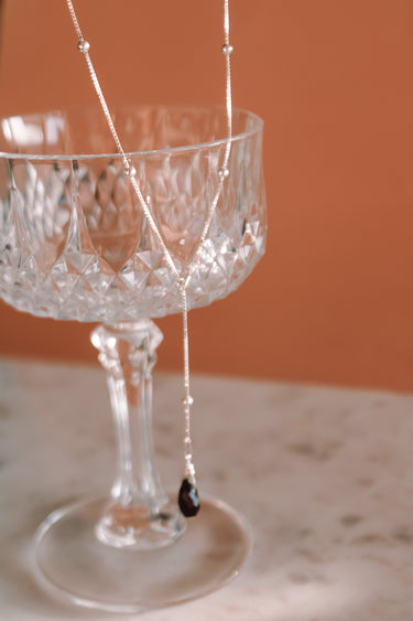 Cascada Melissa Onix Plata - Atesorame