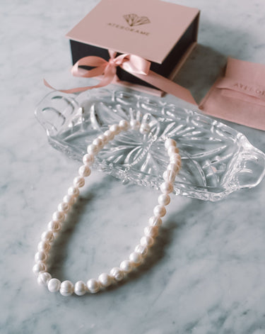 Choker Pearl Lady Di - Atesorame