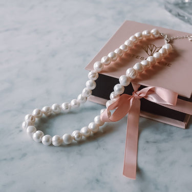 Choker Pearl Lady Di - Atesorame
