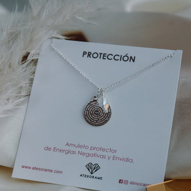 Collar Padre Nuestro Silver - Atesorame