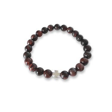 Pulsera Hombre Cruz Ojo Buey - Atesorame