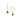 Argollas Flower Gold Black - Atesorame