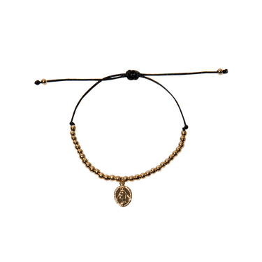 Pulsera mostacillas Gold Virgen de los rayos - Atesorame