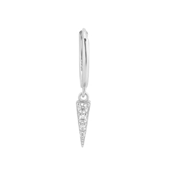 Argolla Spike Silver Unidad - Atesorame