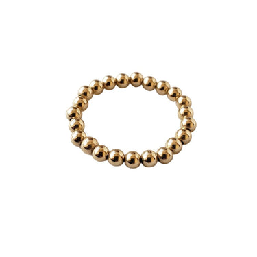 ANILLO BALL 3MM ORO 14K - Atesorame