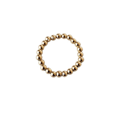 ANILLO BALL 3MM ORO 14K - Atesorame
