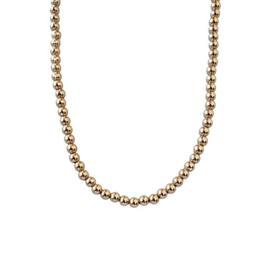 Collar Ball 4mm oro 14k - Atesorame