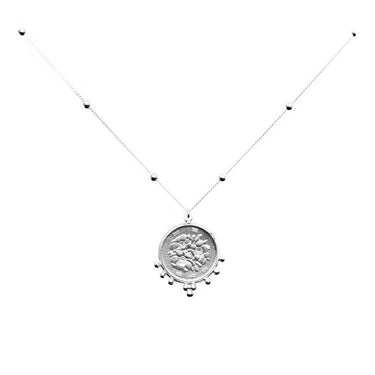 Collar Amuleto Flor de Loto Plata - Atesorame