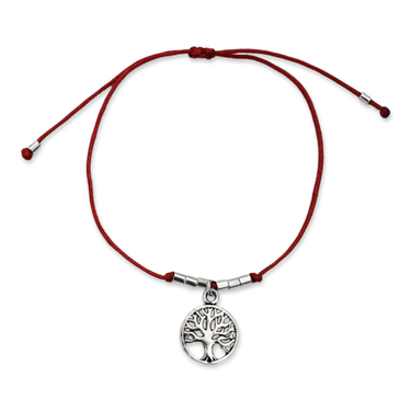 Pulsera Hilo Arbol De La Vida Rojo - Atesorame