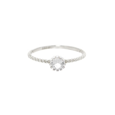 Anillo Mia Silver Cristal - Atesorame