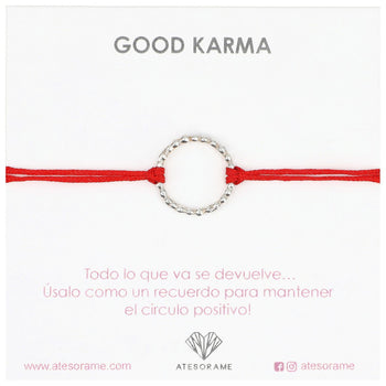 Pulsera Good Karma Hilo Rojo - Atesorame