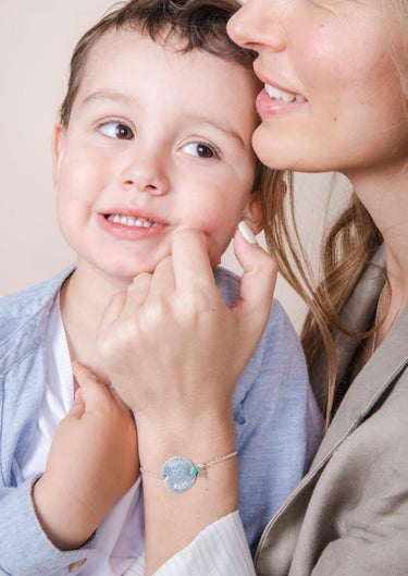 Pulsera Grabada Medalla 18mm - Atesorame