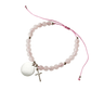 Personalized Pink Quartz Bracelet - Atesorame