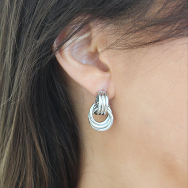 Aros Oversize Twist Silver