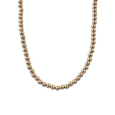 Collar Ball 5mm oro 14k - Atesorame