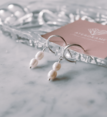 Argollas Diana Plata - Atesorame