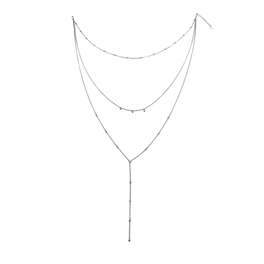 Collar Triple Maya Plata - Atesorame