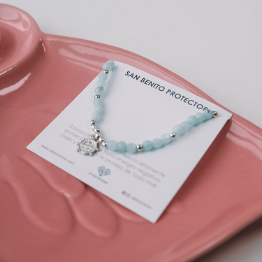 Pulsera Kids Ágatas Celeste San Benito