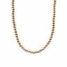 Collar Ball 4mm oro 14k - Atesorame