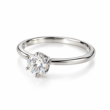 Anillo Moissanita Solitario 0,5 Quilate - Atesorame