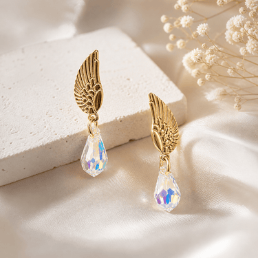Alas Angel Crystal Gold - Atesorame