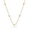 Collar Moissanita Elena 5 Gold - Atesorame