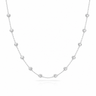 Collar Moissanita Elena Silver 20 - Atesorame
