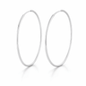 Argollas Carol 60mm Plata - Atesorame