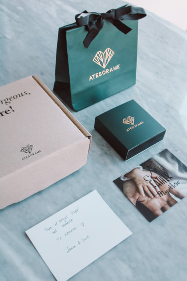 Collar Plata unisex Hexagonal - Atesorame