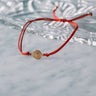 Pulsera San Benito Gold Roja - Atesorame