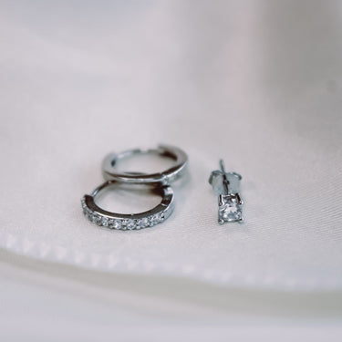 Set Aros Basic Plata - Atesorame