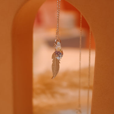Collar Freedom Cristal Claro Silver