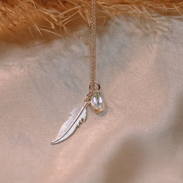 Collar Freedom Cristal Claro Silver