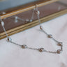 Collar Moissanita Elena Silver 20 - Atesorame