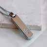 Collar Men Medalla Cruz - Atesorame