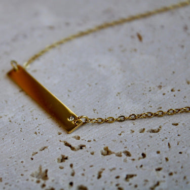 Collar Personalizado London Gold - Atesorame