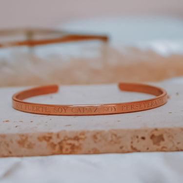 Esclava Personalizada 4mm Oro Rosado