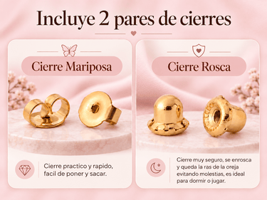 AROS SENSITIVE KIDS - FLOR ROSA IRIDISCENTE 5MM - Atesorame