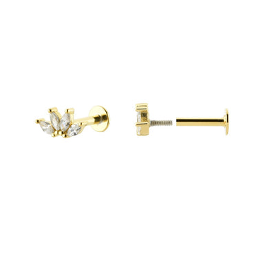 Piercing Longchamp Gold Tope Plano